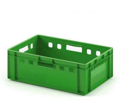 Ящик для мяса GPLAST - Е2 600х400х200 - 40л (- 20°) Зеленый